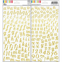 Pinkfresh Studio - The Mix No 1 Collection - Foil Stickers - Alpha