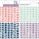 Pinkfresh Studio - Indigo Hills 2 Collection - Puffy Stickers - Mini - Alpha