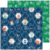 Pinkfresh Studio - Holiday Vibes Collection - Christmas - 12 x 12 Double Sided Paper - Love and Peace