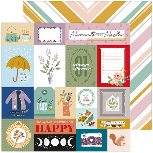 Pinkfresh Studio - Days of Splendor Collection - 12 x 12 Double Sided Paper - Moments That Matter