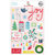 Pinkfresh Studio - Christmas - Home for the Holidays Collection - Puffy Stickers