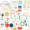 Pinkfresh Studio - Holiday Vibes Collection - Christmas - Ephemera Pack with Foil Accents