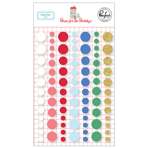 Pinkfresh Studio - Christmas - Home for the Holidays Collection - Enamel Dots