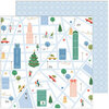 Pinkfresh Studio - Oh What Fun Collection - 12 x 12 Double Sided Paper - Holiday Walk