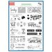 The Stamping Village - Clear Photopolymer Stamps - Stamp Set - Thinking of You