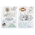 Paper House Productions - Baby Boy Collection - Die Cut Chipboard Pieces - Baby Boy