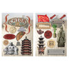 Paper House Productions - China Collection - Die Cut Chipboard Pieces - China