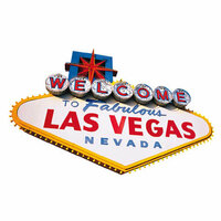 Paper House Productions - Las Vegas Collection - Mini Die Cut Piece - Las Vegas Sign