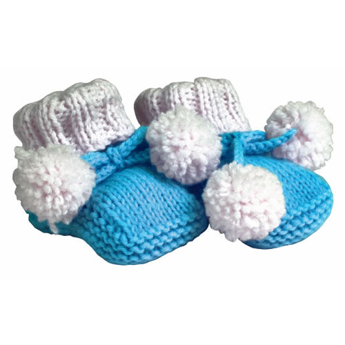 Paper House Productions - Baby Boy Collection - Mini Die Cut Piece - Blue Baby Booties