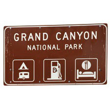 Paper House Productions - Arizona Collection - Mini Die Cut Piece - Grand Canyon Sign