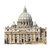 Paper House Productions - Rome Collection - Mini Die Cut Piece - St. Peter&#039;s Cathedral