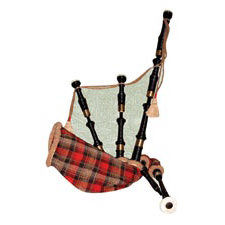 Paper House Productions - Scotland Collection - Mini Die Cut Piece - Bagpipes