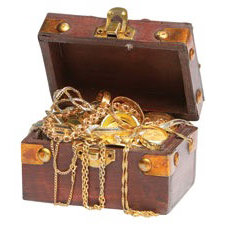 Paper House Productions - Pirate Collection - Mini Die Cut Piece - Treasure Chest