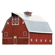 Paper House Productions - Farm Collection - Mini Die Cut Piece - Red Barn