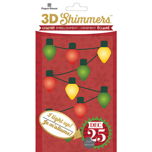 Paper House Productions - Christmas - 3 Dimensional LED Shimmers - Christmas Lights