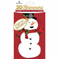 Paper House Productions - Christmas - 3 Dimensional LED Shimmers - Snowman