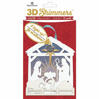 Paper House Productions - Christmas - 3 Dimensional LED Shimmers - Nativity