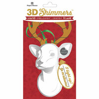 Paper House Productions - Christmas - 3 Dimensional LED Shimmers - Deer Head