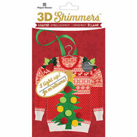 Paper House Productions - Christmas - 3 Dimensional LED Shimmers - Ugly Sweater
