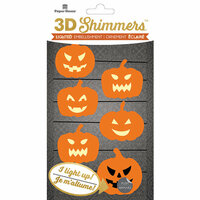 Paper House Productions - Halloween - 3 Dimensional LED Shimmers - Pumpkin Garland