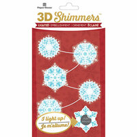 Paper House Productions - Christmas - 3 Dimensional LED Shimmers - Snowflake Garland