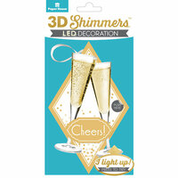 Paper House Productions - 3 Dimensional LED Shimmers - Champagne - Cheers
