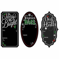 Paper House Productions - Christmas Cheer Collection - Gift Tags - Merry and Bright
