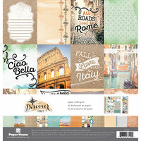 Paper House Productions - Discover Collection - Italy - 12 x 12 Paper Crafting Kit