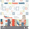 Paper House Productions - One Big Happy Family Collection - 12 x 12 Paper Crafting Kit
