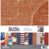 Paper House Productions - Let Freedom Ring Collection - 12 x 12 Paper Crafting Kit - Philadelphia