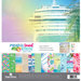 Paper House Productions - Paradise Found Collection - 12 x 12 Paper Crafting Kit - Cruise