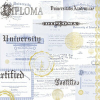 Paper House Productions - Graduation Collection - 12 x 12 Paper - Diplomas