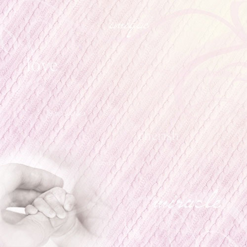 Paper House Productions - Baby Girl Collection - 12 x 12 Paper - Pink Baby Touch