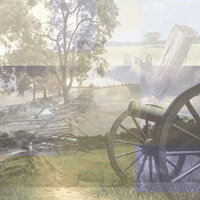 Paper House Productions - Civil War Collection - 12 x 12 Paper - Battlefield Collage