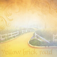 Paper House Productions - Wizard of Oz Collection - 12 x 12 Paper - Yellow Brick Road 2