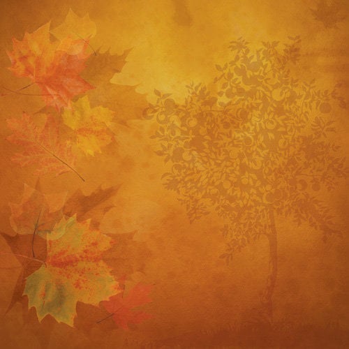 Paper House Productions - Autumn Collection - 12 x 12 Paper - Autumn Day