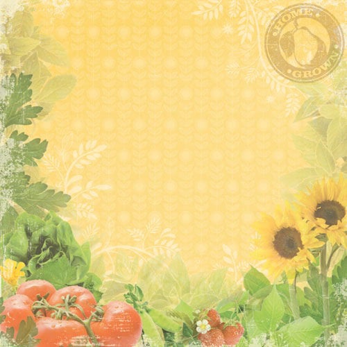 Paper House Productions - Gardening Collection - 12 x 12 Paper - Home Grown