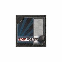 Paper House Productions - Ice Hockey Collection - 12 x 12 Paper - Star Player