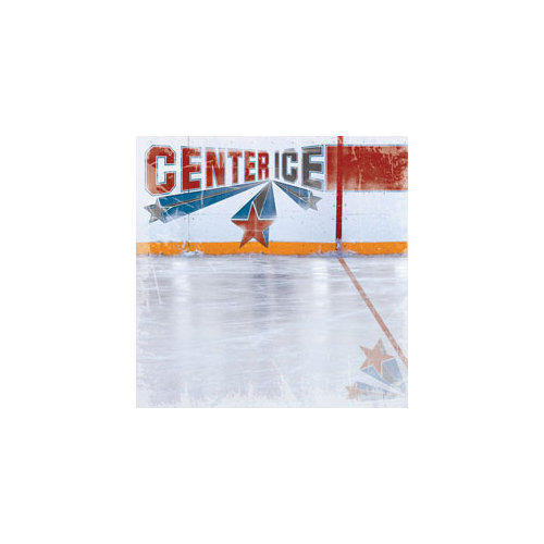 Paper House Productions - Ice Hockey Collection - 12 x 12 Paper - Center Ice