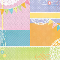 Paper House Productions - Baby Shower Collection - 12 x 12 Paper - Baby Blocks