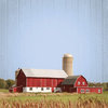 Paper House Productions - Farm Collection - 12 x 12 Paper - Red Barn