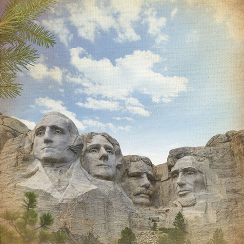 Paper House Productions - South Dakota Collection - 12 x 12 Paper - Mount Rushmore