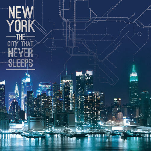 Paper House Productions - 12 x 12 Paper - NYC Never Sleeps