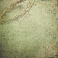 Paper House Productions - Live By Faith Collection - 12 x 12 Paper - Crown of Thorns