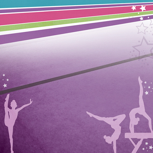 Paper House Productions - Gymnastics Collection - 12 x 12 Paper - Gym Silhouettes