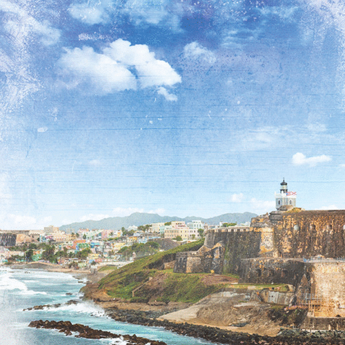 Paper House Productions - Puerto Rico Collection - 12 x 12 Paper - El Morro