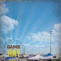 Paper House Productions - Tailgating Collection - 12 x 12 Paper - Game Day