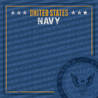 Paper House Productions - 12 x 12 Paper - US Navy Emblem
