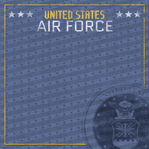 Paper House Productions - 12 x 12 Paper - US Air Force Emblem