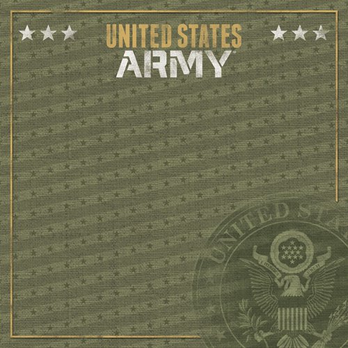 Paper House Productions - 12 x 12 Paper - US Army Emblem